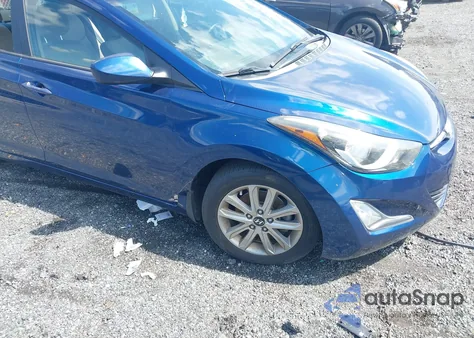 2016 Hyundai Elantra Se from USA, damaged, VIN 5NPDH4AE9GH705274